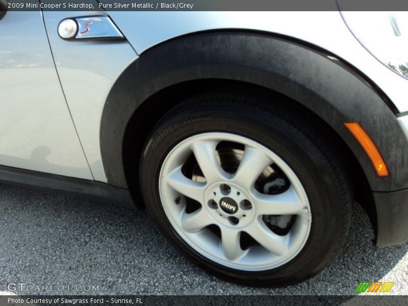Pure Silver Metallic / Black/Grey 2009 Mini Cooper S Hardtop