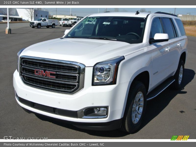 Summit White / Jet Black 2015 GMC Yukon SLE 4WD