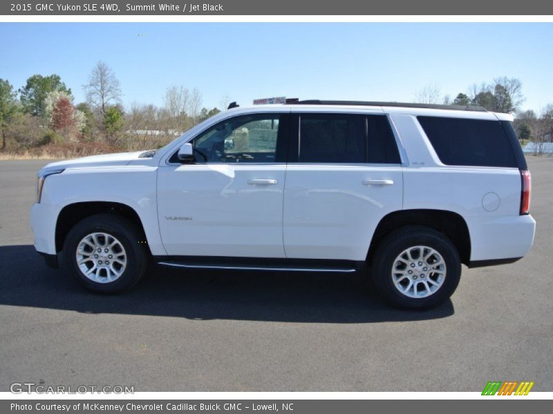 Summit White / Jet Black 2015 GMC Yukon SLE 4WD