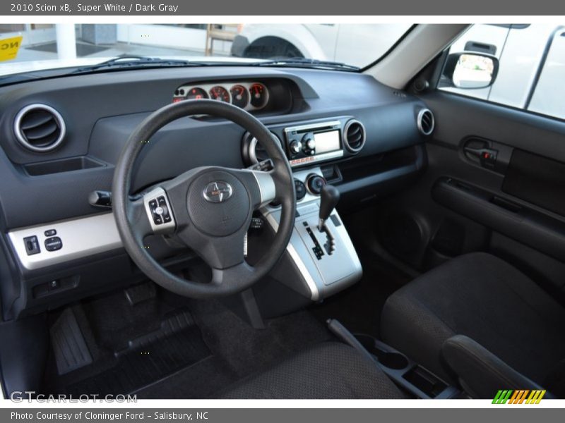 Super White / Dark Gray 2010 Scion xB