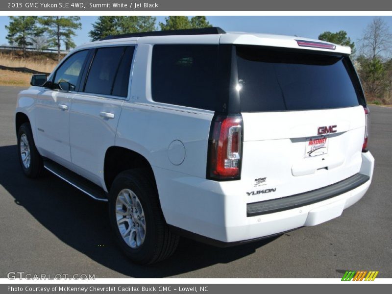 Summit White / Jet Black 2015 GMC Yukon SLE 4WD