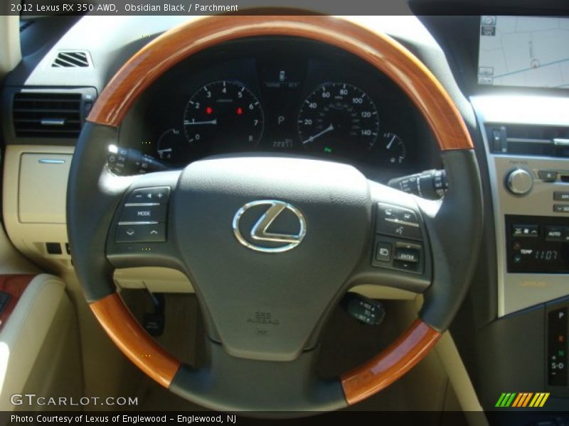 Obsidian Black / Parchment 2012 Lexus RX 350 AWD