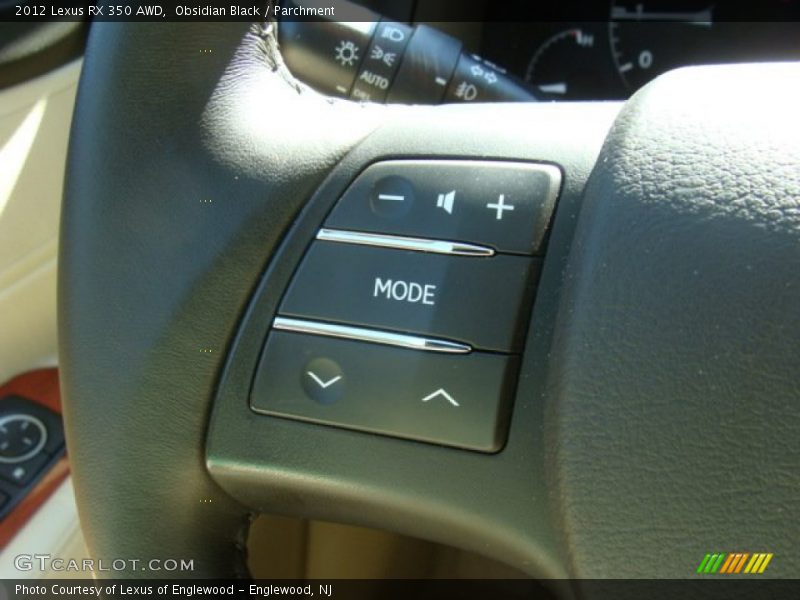 Obsidian Black / Parchment 2012 Lexus RX 350 AWD