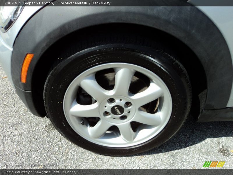Pure Silver Metallic / Black/Grey 2009 Mini Cooper S Hardtop