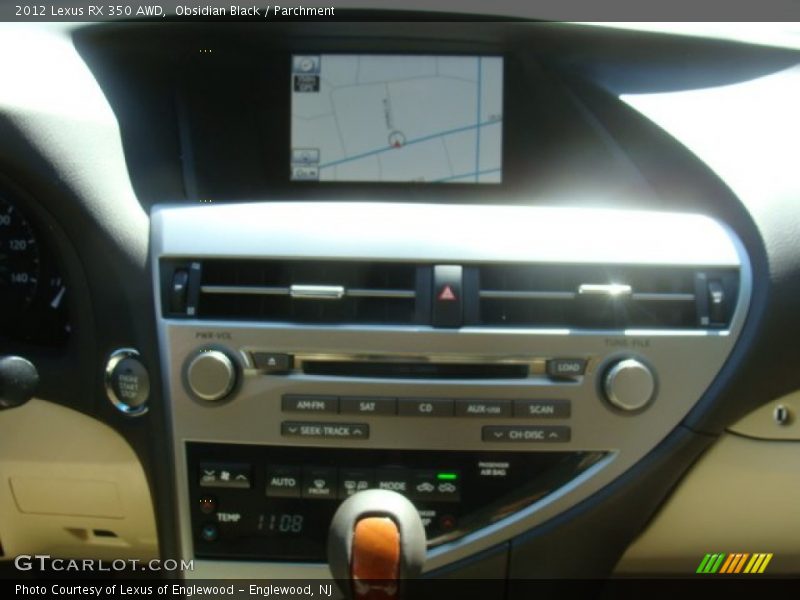 Obsidian Black / Parchment 2012 Lexus RX 350 AWD