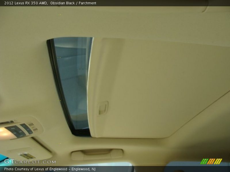 Obsidian Black / Parchment 2012 Lexus RX 350 AWD