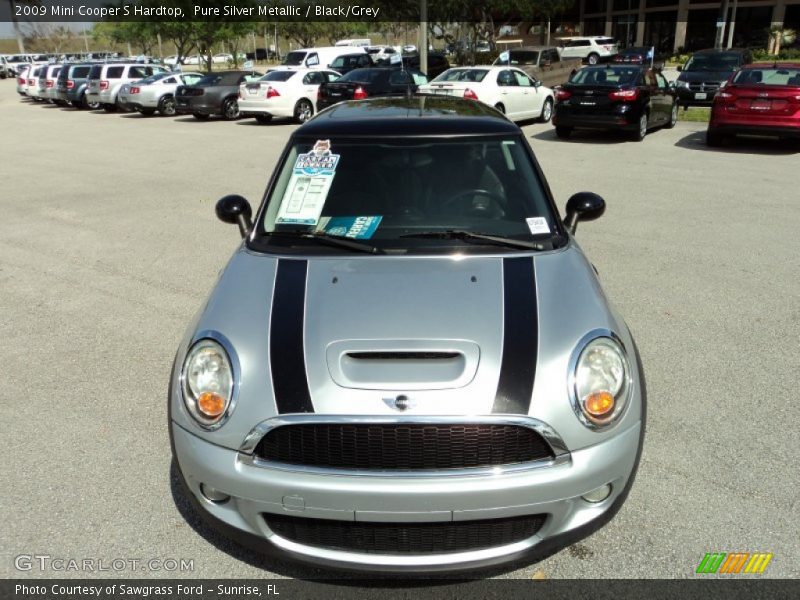 Pure Silver Metallic / Black/Grey 2009 Mini Cooper S Hardtop