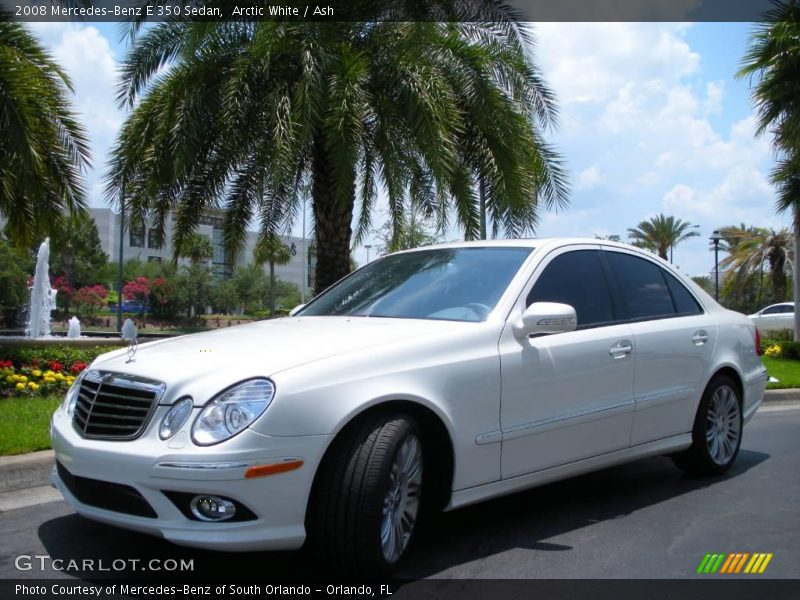 Arctic White / Ash 2008 Mercedes-Benz E 350 Sedan