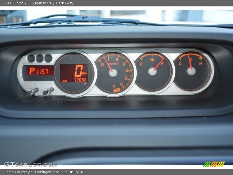 Super White / Dark Gray 2010 Scion xB