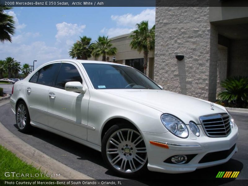 Arctic White / Ash 2008 Mercedes-Benz E 350 Sedan