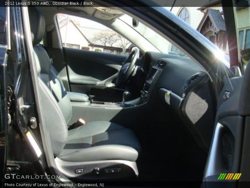 Obsidian Black / Black 2012 Lexus IS 350 AWD