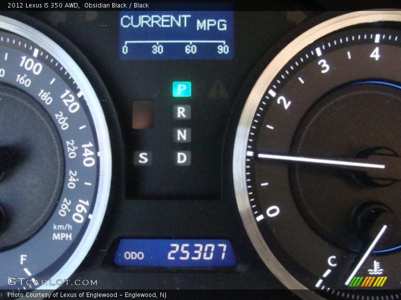 Obsidian Black / Black 2012 Lexus IS 350 AWD