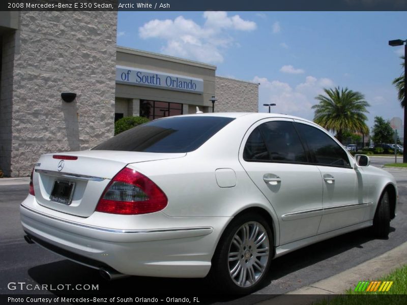 Arctic White / Ash 2008 Mercedes-Benz E 350 Sedan