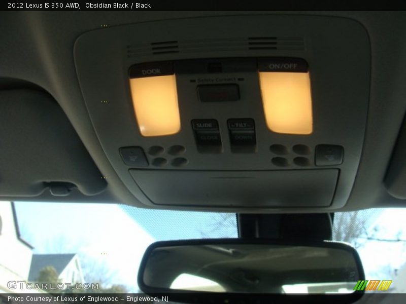 Obsidian Black / Black 2012 Lexus IS 350 AWD