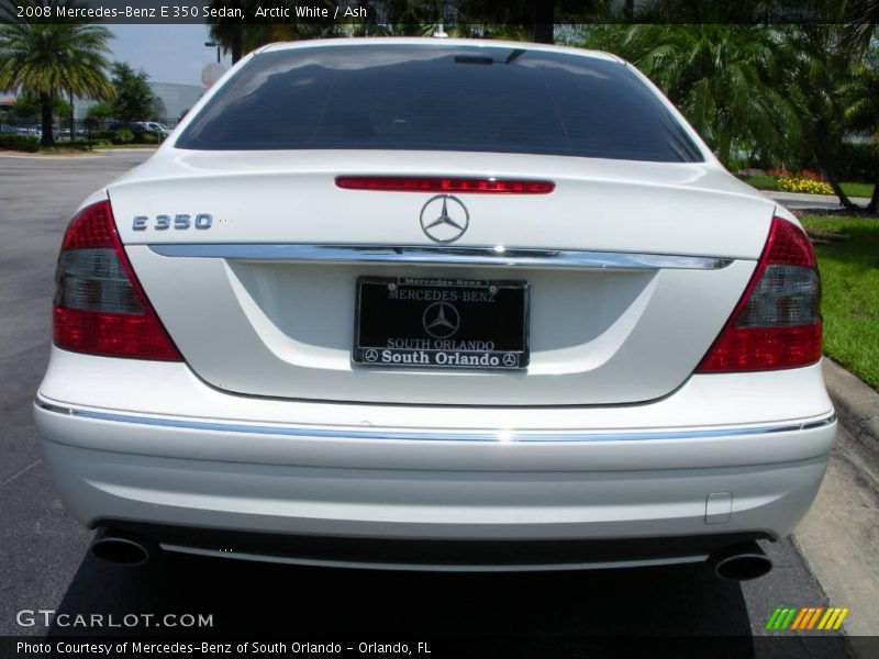Arctic White / Ash 2008 Mercedes-Benz E 350 Sedan