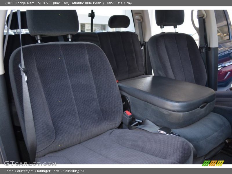 Atlantic Blue Pearl / Dark Slate Gray 2005 Dodge Ram 1500 ST Quad Cab