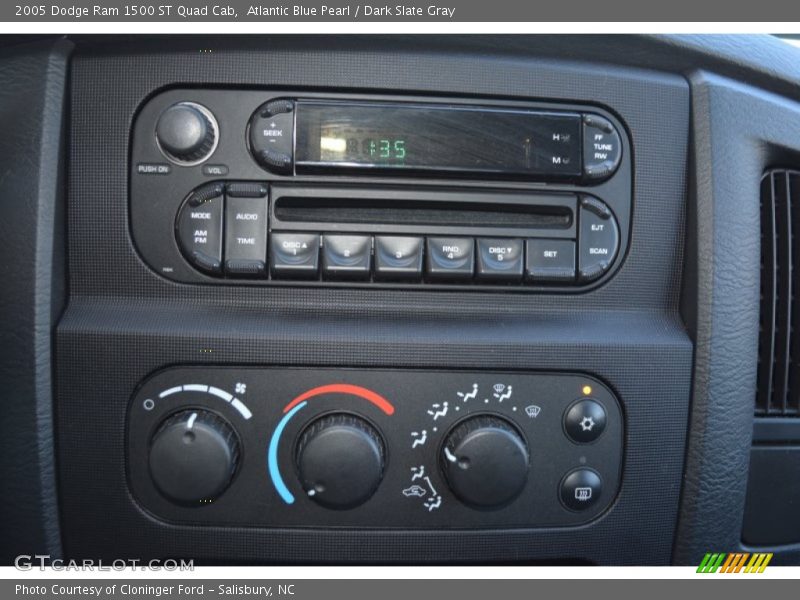 Atlantic Blue Pearl / Dark Slate Gray 2005 Dodge Ram 1500 ST Quad Cab