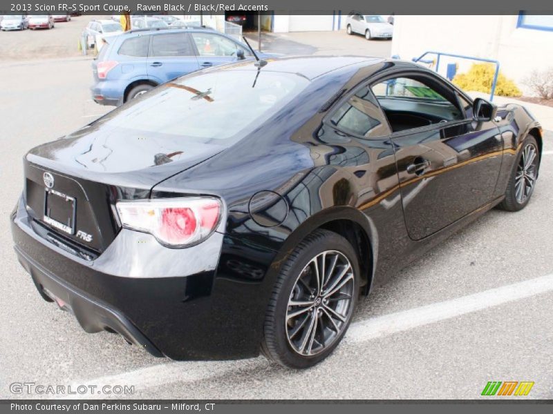 Raven Black / Black/Red Accents 2013 Scion FR-S Sport Coupe