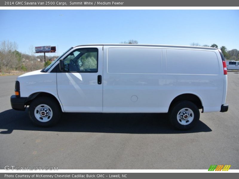 Summit White / Medium Pewter 2014 GMC Savana Van 2500 Cargo
