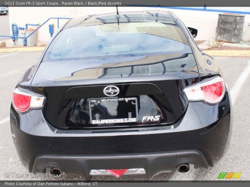 Raven Black / Black/Red Accents 2013 Scion FR-S Sport Coupe