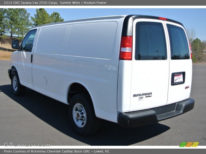 Summit White / Medium Pewter 2014 GMC Savana Van 2500 Cargo