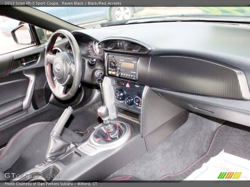Raven Black / Black/Red Accents 2013 Scion FR-S Sport Coupe