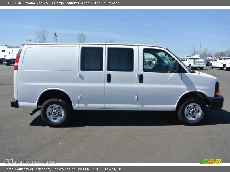 Summit White / Medium Pewter 2014 GMC Savana Van 2500 Cargo