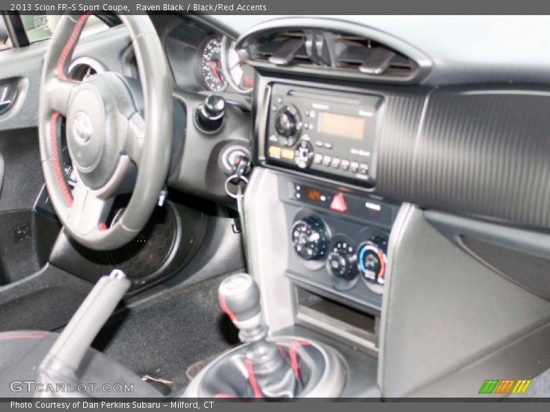 Raven Black / Black/Red Accents 2013 Scion FR-S Sport Coupe