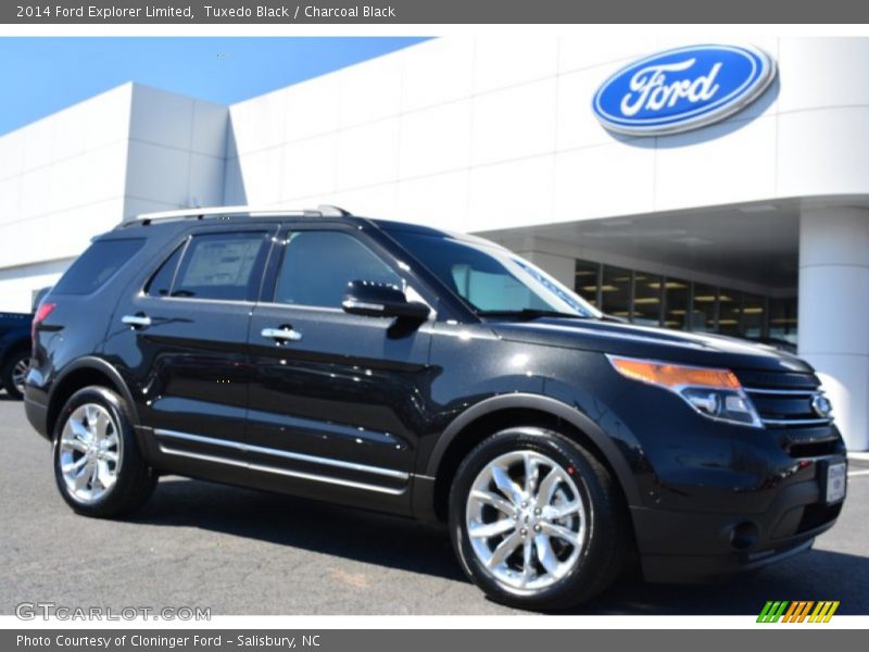 Tuxedo Black / Charcoal Black 2014 Ford Explorer Limited