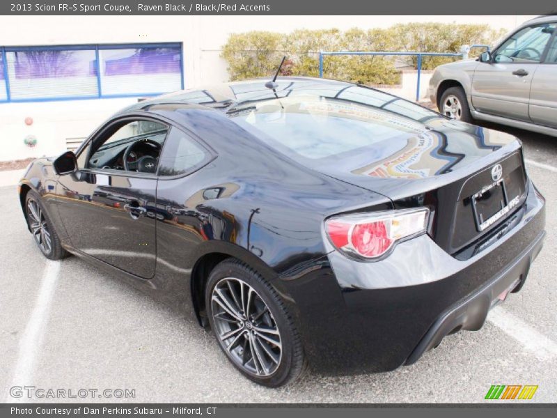 Raven Black / Black/Red Accents 2013 Scion FR-S Sport Coupe