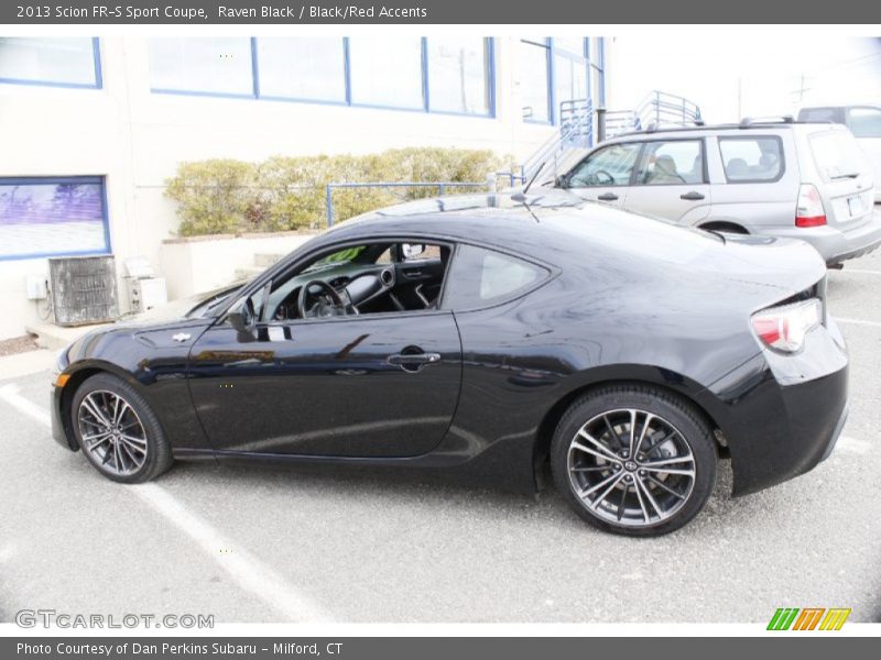 Raven Black / Black/Red Accents 2013 Scion FR-S Sport Coupe