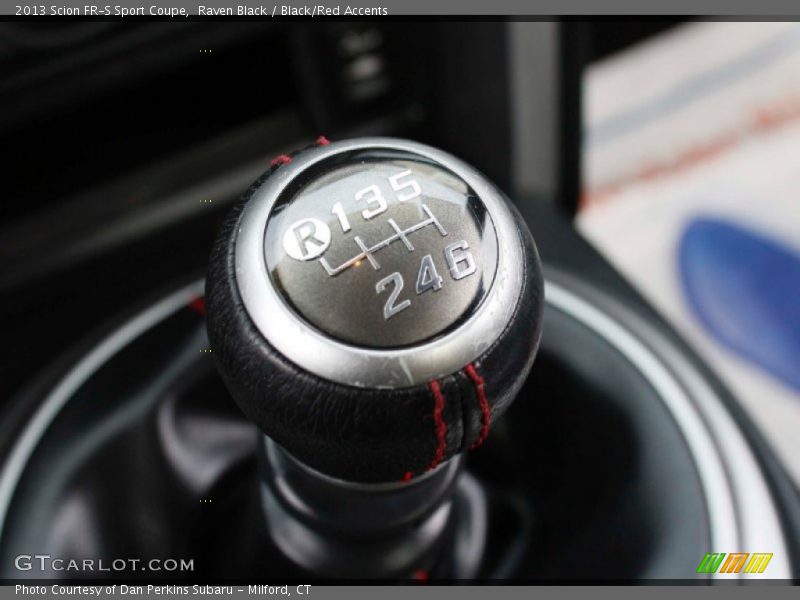 Raven Black / Black/Red Accents 2013 Scion FR-S Sport Coupe