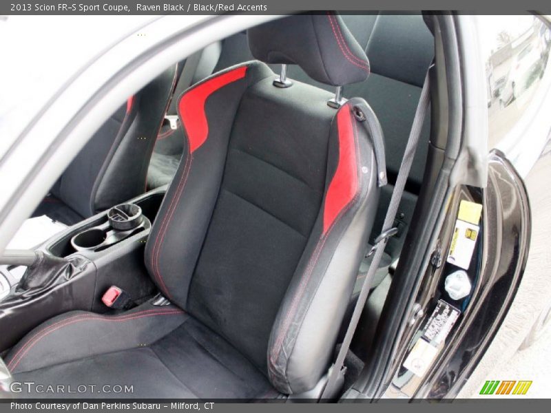 Raven Black / Black/Red Accents 2013 Scion FR-S Sport Coupe