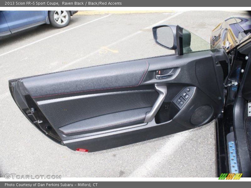 Raven Black / Black/Red Accents 2013 Scion FR-S Sport Coupe