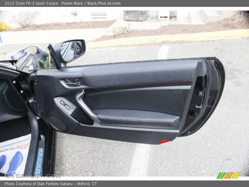 Raven Black / Black/Red Accents 2013 Scion FR-S Sport Coupe