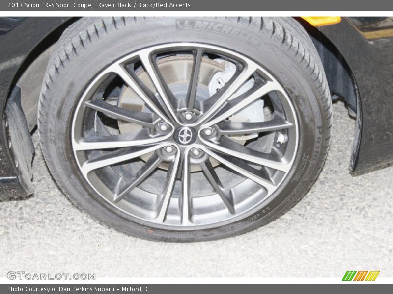 Raven Black / Black/Red Accents 2013 Scion FR-S Sport Coupe