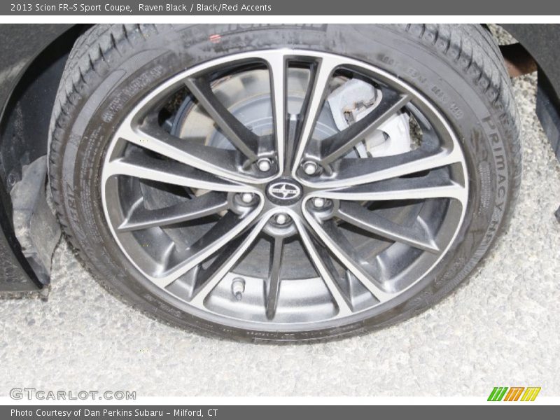 Raven Black / Black/Red Accents 2013 Scion FR-S Sport Coupe