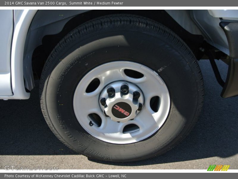 Summit White / Medium Pewter 2014 GMC Savana Van 2500 Cargo