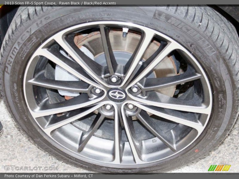 Raven Black / Black/Red Accents 2013 Scion FR-S Sport Coupe