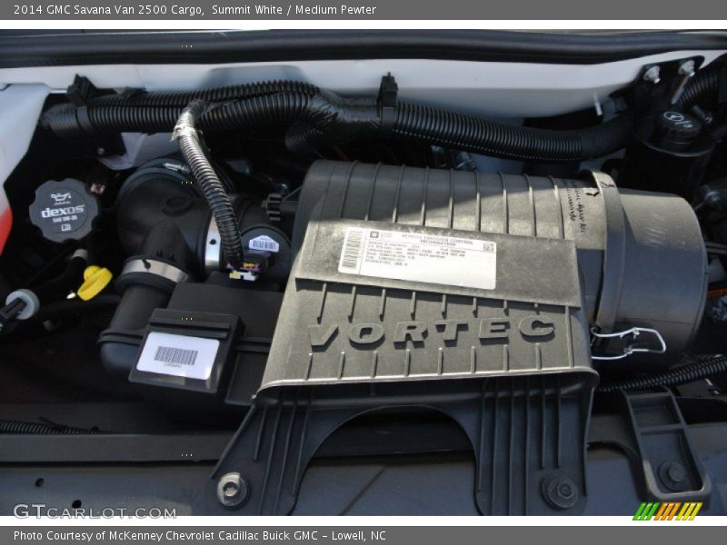 Summit White / Medium Pewter 2014 GMC Savana Van 2500 Cargo