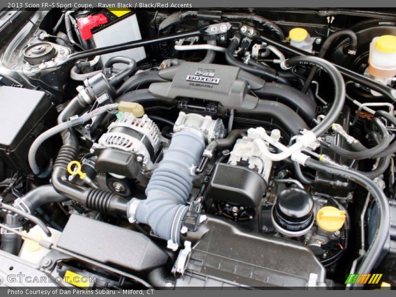 Raven Black / Black/Red Accents 2013 Scion FR-S Sport Coupe