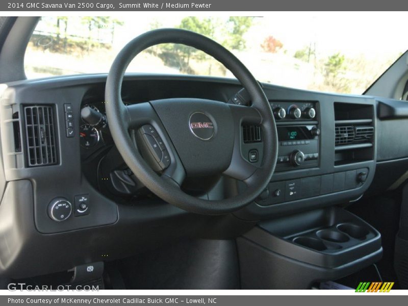 Summit White / Medium Pewter 2014 GMC Savana Van 2500 Cargo