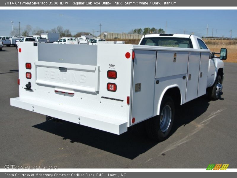 Summit White / Dark Titanium 2014 Chevrolet Silverado 3500HD WT Regular Cab 4x4 Utility Truck