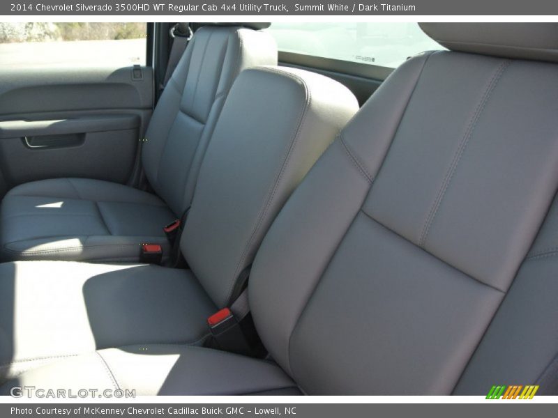 Summit White / Dark Titanium 2014 Chevrolet Silverado 3500HD WT Regular Cab 4x4 Utility Truck