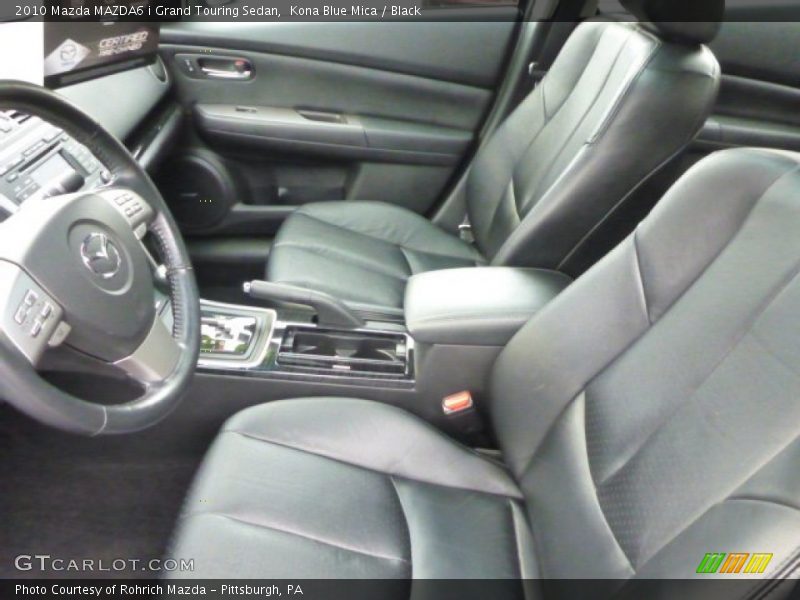 Kona Blue Mica / Black 2010 Mazda MAZDA6 i Grand Touring Sedan
