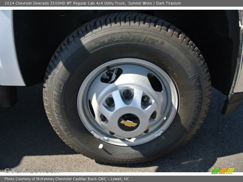  2014 Silverado 3500HD WT Regular Cab 4x4 Utility Truck Wheel