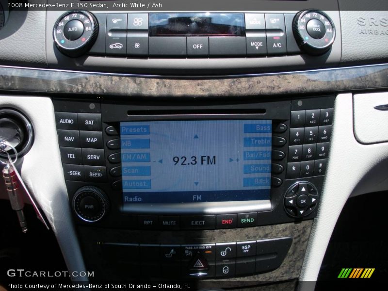 Arctic White / Ash 2008 Mercedes-Benz E 350 Sedan