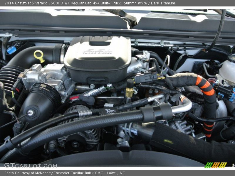  2014 Silverado 3500HD WT Regular Cab 4x4 Utility Truck Engine - 6.6 Liter OHV 32-Valve Duramax Turbo-Diesel V8