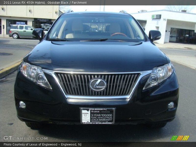 Obsidian Black / Parchment 2011 Lexus RX 450h Hybrid