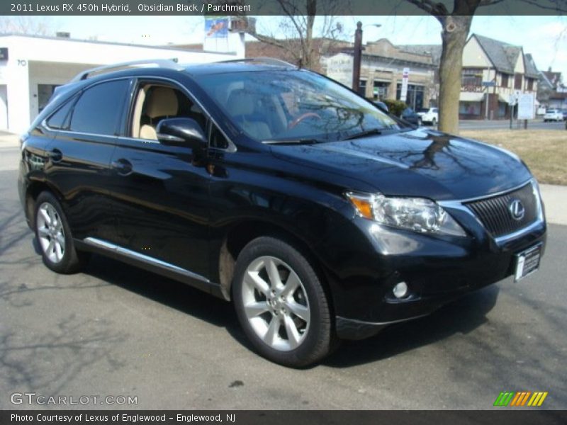 Obsidian Black / Parchment 2011 Lexus RX 450h Hybrid
